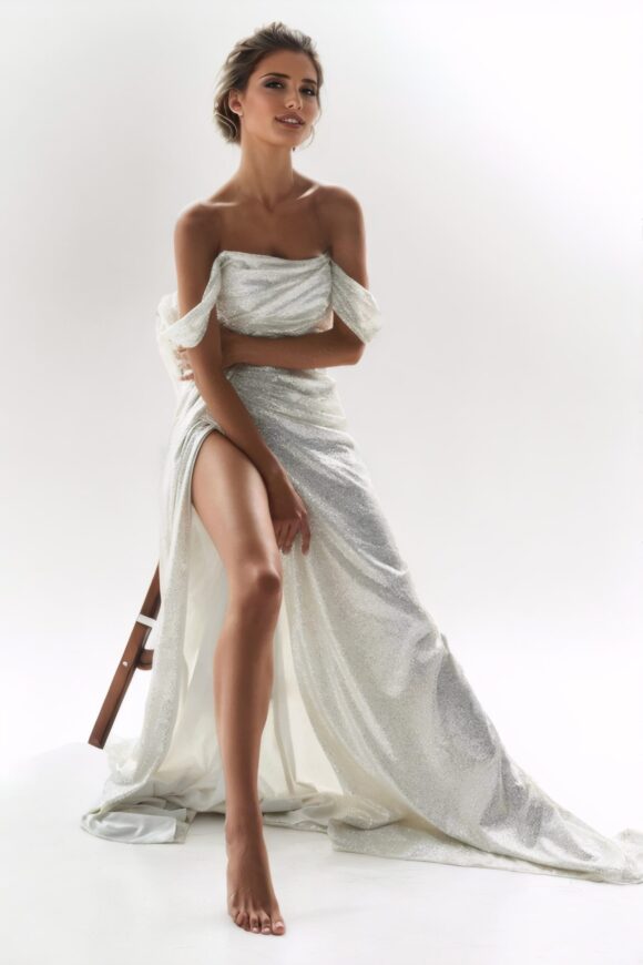 Beach Wedding Mermaid Evening Gown Sequin Dress Wedding Guest Prom Sweep / Brush Train Short Sleeve Off Shoulder Fall Wedding Reception Satin with Slit Masquerade Dress 2025 Beach Wedding Mermaid Evening Gown Sequin Dress Wedding Guest Prom Sweep / Brush Train Short Sleeve Off Shoulder Fall Wedding Reception Satin with Slit Masquerade Dress 2025