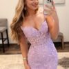 Trumpet/Mermaid Sleeveless Spaghetti Straps Sweep/Brush Train Lace Tulle Prom Dresses