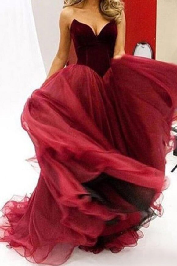 Organza Sweep Train A-Line/Princess Sleeveless Sweetheart Zipper Prom Dress With Pleated Organza Sweep Train A-Line/Princess Sleeveless Sweetheart Zipper Prom Dress With Pleated