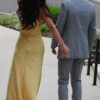 A-Line Silk Strapless Sleeveless Long Prom Dress Blue Prom Gown