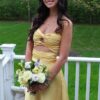 A-Line Silk Strapless Sleeveless Long Prom Dress Blue Prom Gown