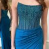 Trumpet/Mermaid Strapless Mermaid Long Sequins Prom Dress With Split