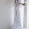 Lace Wedding Dress Sheath/Column Bateau Court Train-752